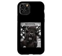 Bison Last Day Of School Summer Break Funny Meme Selfie Case for iPhone 11 Pro