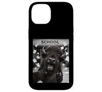 Bison Last Day Of School Summer Break Funny Meme Selfie Case for iPhone 14