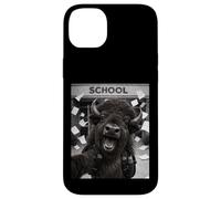 Bison Last Day Of School Summer Break Funny Meme Selfie Case for iPhone 14 Plus