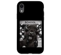 Bison Last Day Of School Summer Break Funny Meme Selfie Case for iPhone XR