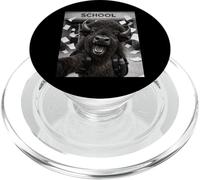 Bison Last Day Of School Summer Break Funny Meme Selfie PopSockets PopGrip for MagSafe