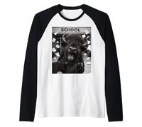 Bison Last Day of School Summer Break Funny Meme Selfie Raglan Baseball Tee