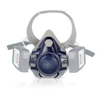 BISON LIFE ProAer™- H450 with PF201 Industrial Respirator Mask - Reusable Face Mask for Welding, Sanding, Grinding, Casting, and Mining with Replaceable Filters - Heavy-Duty Protective Work Mask