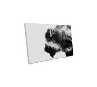 Bison Modern Double Exposure Canvas Wall Art Picture Print CanvasGeeks Grey W36 inch x H24 inch x D40mm