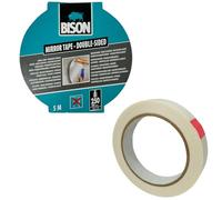 Bison Mounting Tape 5 Metres Double-Sided Mirror Tape Extra Strong Adhesive Instead of Drilling, 250 kg Load Capacity 5 m x 2 cm