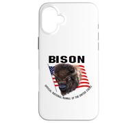 Bison Official National Mammal of the United States Case for iPhone 16 Plus