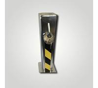 Bison Products Telescopic Driveway Security Bollard 100mm x 100mm x 540mm Padlock Protected, Ideal for Larger Vehicles