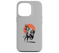 Bison Rider Cowboy Dude on an American Buffalo Case for iPhone 13 Pro