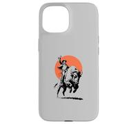 Bison Rider Cowboy Dude on an American Buffalo Case for iPhone 15