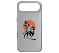 Bison Rider Cowboy Dude on an American Buffalo Case for iPhone Air