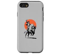 Bison Rider Cowboy Dude on an American Buffalo Case for iPhone SE (2020) / 7/8