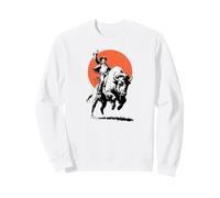 Bison Rider Cowboy Dude on an American Buffalo Sweatshirt