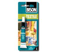 Bison 2 x 6305310 Textile Fabric Material Jute Felt & Coir Adhesive Glue 25ml. Wash iron proof. Dries Clear.
