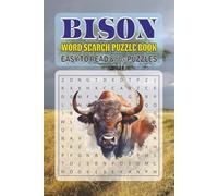 BISON WORD SEARCH PUZZLE BOOK: WORD SEARCHES WITH EASY TO READ | 6X9 INCHES, 110 PAGES | 50+ PUZZLES | GIFT FOR VACATION, HOLIDAYS AND FREE TIMES