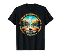 Bison Wyoming Montana Idaho Yellowstone National Park T-Shirt