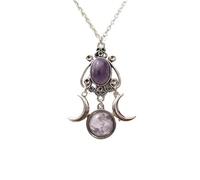 BISONBLUE Necklace Pendant Women Girls Personalised Neck Chain Sweater Chain Fashion Black Red Purple Moon Necklace S2
