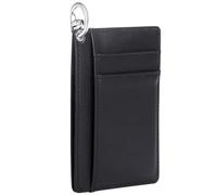 BISONDALE Slim Minimalist Wallet for Men - Genuine Full-Grain Leather RFID Blocking Front Pocket Wallet - 7 Card Slots & Cash Compartment | Color, Black, 4.4" x 3.2", Generic