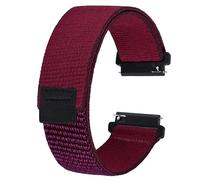 BISONSTRAP Watch Bands for Men and Women, Trail Loop Nylon Watch Straps, Quick Release Replacement Bands, 20mm, Wine Red