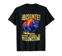 ¡Bisonte! Parque Nacional de Yellowstone National Park Bison T-Shirt