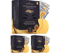 Bisou Bisou Bisou 24K Gold Under Eye Mask | Under Eye Treatment for Women | Collagen Eye Pads with Hydrogel | Eye Patches | Eye Mask Skin Care | 48 Pairs (3 packs)