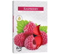 Bispol 6 x Scented Candles - Raspberry