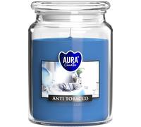 BISPOL Large Scented Candle in a Jar with Lid - 100 Hours Burning - Diameter 9.9 cm and Height 14 cm - Anti Smoke Aroma