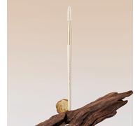 Bisque Series Spoolie Brush for Brow Grooming Lash Clump Removal Painted Birch Handle with Soft Nylon Bristles MJ914