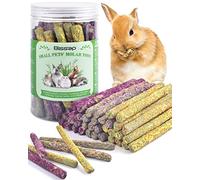 Bissap - 36pcs Rabbit Chew Sticks Mixed Natural Flowers Rose Chrysanthemum Forget Me Not