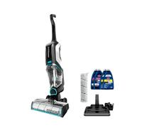 Bissell, 2554A CrossWave Cordless Max All in One Wet-Dry Vacuum Cleaner and Mop for Hard Floors and Area Rugs, Black/Pearl White with Electric Blue Accents