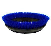 BISSELL BigGreen Commercial 237.058BG Scrub Brush, 020" Bristle Diameter Crimped Polypropylene for BGEM9000 Easy Motion Floor Machine, 12", Blue