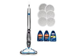 BISSELL Lightweight SpinWave Expert Hard Floor Spin Mop, 20393,White/Black
