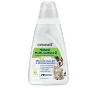 BISSELL Natural Pet Multi Surface Floor Cleaning Solution 1L, for CrossWave, SpinWave and HydroWave, Plant Based Cleaning Ingredients, Pet & Family safe, 3122, White