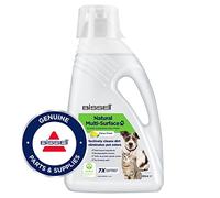 BISSELL Natural Pet Multi Surface Floor Cleaning Solution, 2L, for CrossWave, SpinWave and HydroWave, Plant Based Cleaning Ingredients, Pet & Family safe, 31221, White