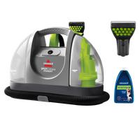 BISSELL SpotClean Stain Lift, Carpet Cleaner, Portable Spot Cleaner, Spills & Carpet Stain Remover with HeatWave Technology, Upholstery Cleaner, Carpets, Stairs, Car Seat, Mattress & Sofa Cleaner, 206