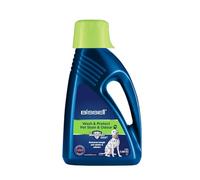 Bissell Wash & Protect Pet Carpet Cleaner Solution, Upholstery Shampoo for Use with All Leading Upright Carpet Cleaners, Removes Pet Stains & Odours, 1.5 L, 1087N