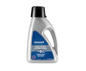 BISSELL Wash & Protect Pro, Carpet Cleaning Solution, StainProtect, For Use With All Leading Upright Carpet Washers, Upholstery Stain Remover for Pet Stains & Odours, 1.5L, 1089N