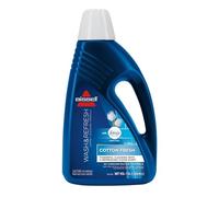 BISSELL Wash & Refresh Febreze Cotton Fresh Carpet Cleaner Solution, Upholstery Shampoo for Use with All Leading Upright Carpet Cleaners, 1.5 L, 1079E