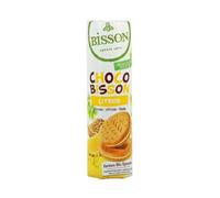 BISSON GALLETAS DE CHOCO BISSON LIMON - easy to take to work or on the go, crunchy biscuits to enjoy with coffee or tea, weight 300g and becomes a reliable ally in everyone's routine