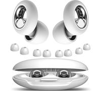 Bisswell SilentPro 2 Ear Plugs for Sleep, 45dB Noise Cancelling, Soft Silicone, Reusable for Sleep, Work, Travel & Study - 4 Sizes (XS, S, M, L), Washable, with Storage Case for Hearing Protection