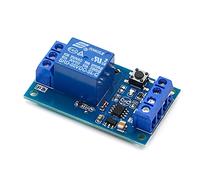 Bistable Relay Module 5V/12V Single Button One Key Car Modification Start-Stop Self Locking Switch(5V)