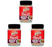 Bisto Best Beef Gravy Granules Made with Real Meat Juice, 230 g Jar (Pack of 3)