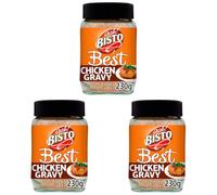 Bisto Best Chicken Gravy Granules Made with Real Meat Juice, 230 g Jar (Pack of 3)