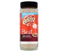 Bisto Best Reduced Salt Rich Flavour Beef Gravy Granules Made with Real Meat Juice, 390 g Jar (Pack of 1)