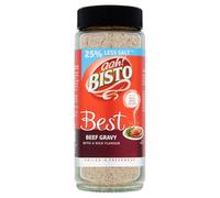 Bisto Best Reduced Salt Rich Flavour Beef Gravy Granules Made with Real Meat Juice, 390 g Jar (Pack of 1)