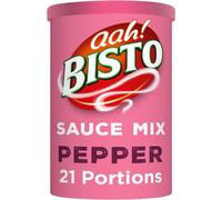 Bisto Deliciously Creamy Pepper Sauce Mix, 185 g Drum (Pack of 1)