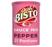 Bisto Deliciously Creamy Pepper Sauce Mix, 185 g Drum (Pack of 1)