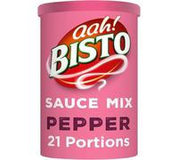 Bisto Deliciously Creamy Pepper Sauce Mix, 185 g Drum (Pack of 1)