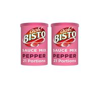 Bisto Deliciously Creamy Pepper Sauce Mix, 185 g Drum (Pack of 2)