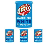 Bisto Deliciously Creamy White Sauce Mix, 185 g Drum (Pack of 4)
