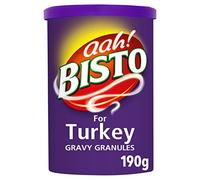 Bisto Flavoursome & Delicious Turkey Gravy Granules, Perfect for Christmas Dinners, 190g (Pack of 1)